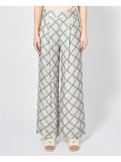 Yes Zee palazzo trousers with elastic waist YES ZEE | P349-YY002935